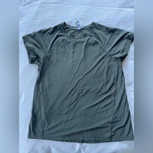 Athleta Olive Green Tee Shirt
